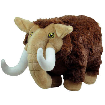 Brinquedo Jambo Mordedor Pelúcia Mamute Marrom - Marrom