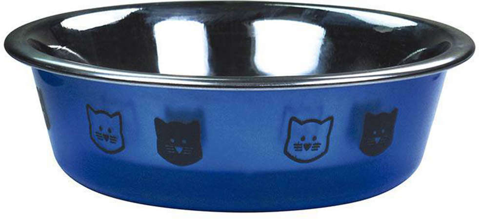 Comedouro Jambo Crystal Cat Azul - 250 mL