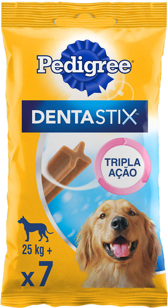 Petisco Pedigree Dentastix para Cães Adultos Porte Grande Cuidado Oral - 7 Unidades
