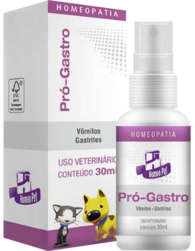 Sistema de Terapia Homeopet Doenças do Estomâgo Pró-Gastro - 30 mL