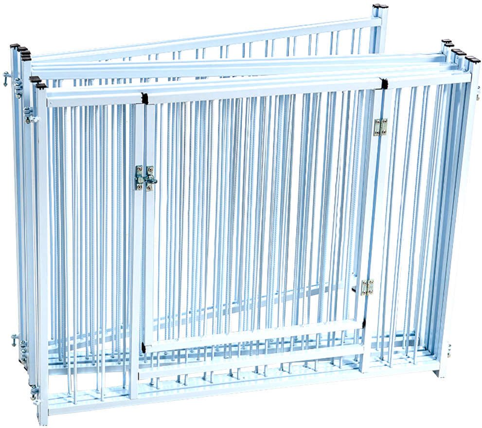 Cerca NF Pet Modular Branca com Portão - Branca