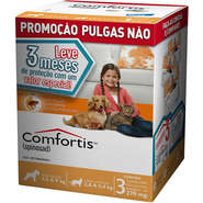 Combo Comfortis 270 mg - Leve 3 Meses de Proteção