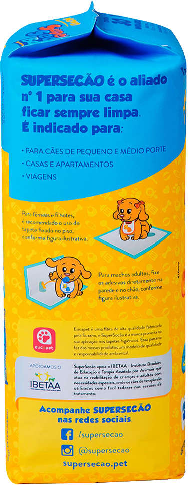 Tapetes Higiênicos Petix Super Secão Baby - 30 Unidades