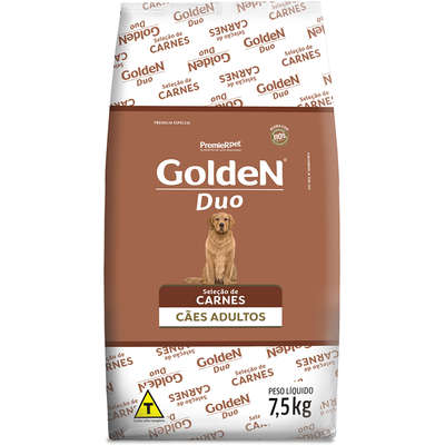 Ração Premier Golden DUO Cães Adultos Frango à Moda Caipira e Seleção de Carnes ao Molho