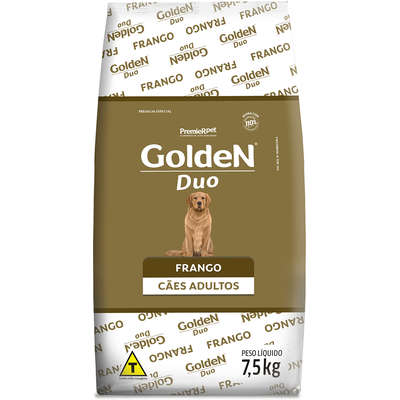 Ração Premier Golden DUO Cães Adultos Frango à Moda Caipira e Seleção de Carnes ao Molho