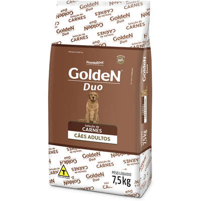 Ração Premier Golden DUO Cães Adultos Frango à Moda Caipira e Seleção de Carnes ao Molho