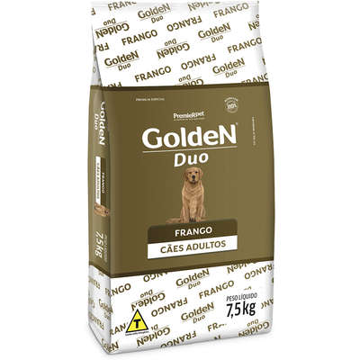 Ração Premier Golden DUO Cães Adultos Frango à Moda Caipira e Seleção de Carnes ao Molho