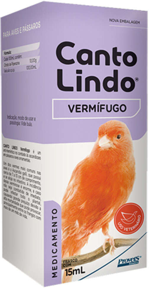 Suplemento Provets Cantolindo Vermífugo - 15ml