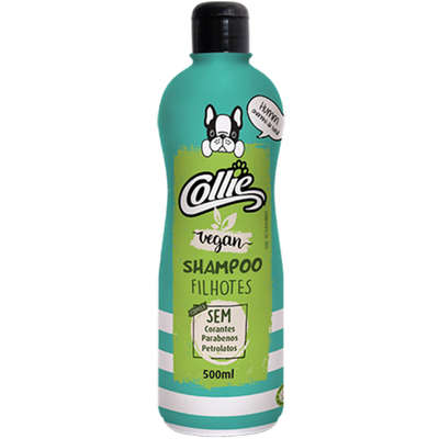 Shampoo Collie Vegan Cheirinho de Bebê para Filhotes