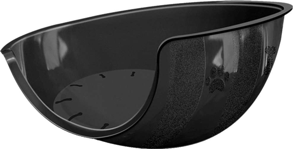 Cama Plástica Furacão Pet Paris - Black