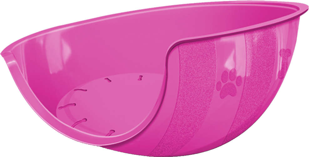 Cama Plástica Furacão Pet Paris - Rosa