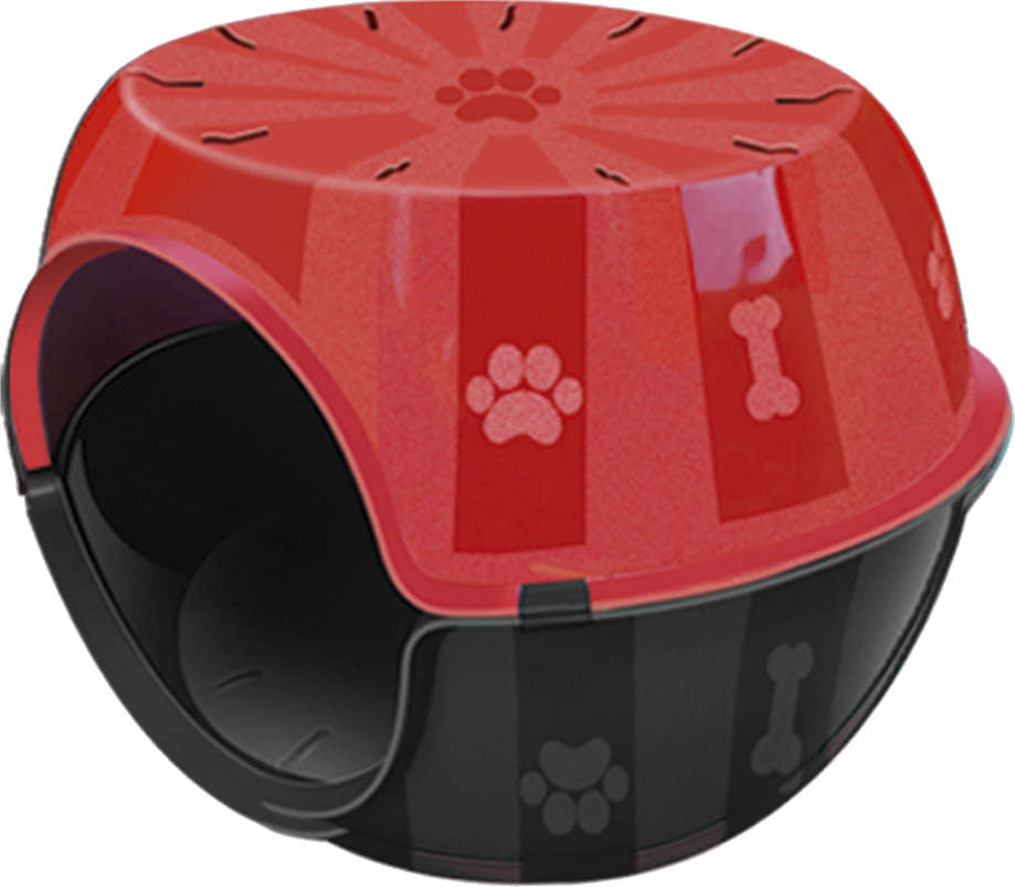 Toca do Gato Furacão Pet - Vermelha