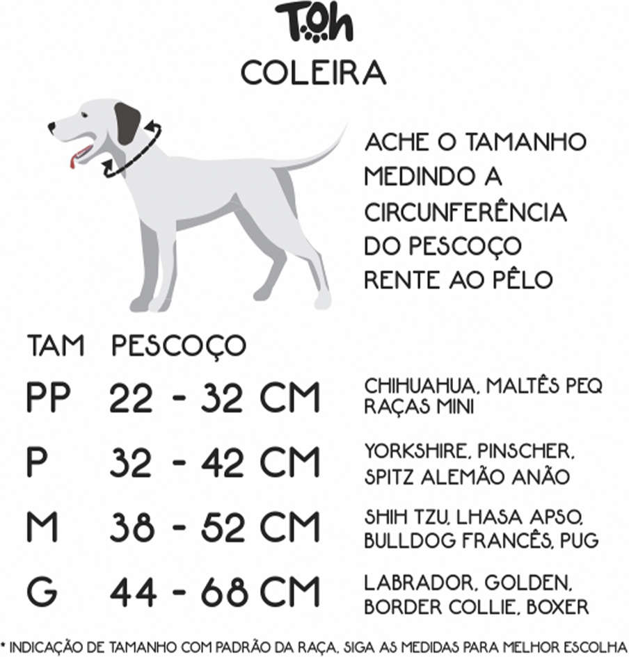 Coleira e Guia Toh Outdoor Venice - Tam. G