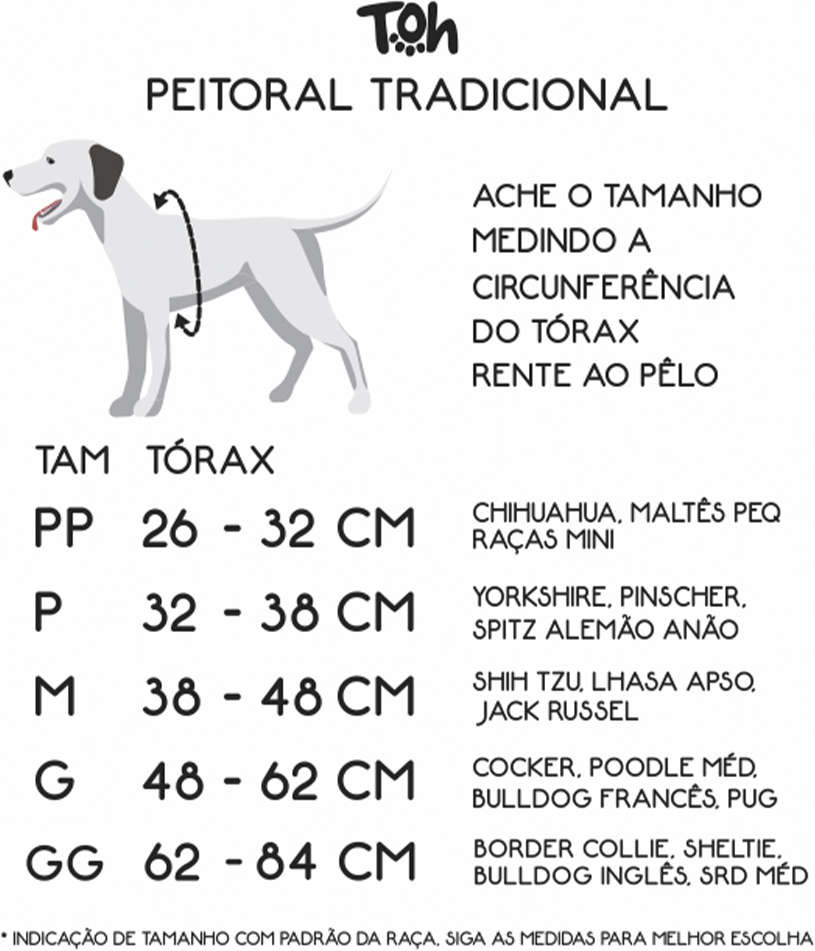 Peitoral e Guia Toh Outdoor Eclipse - Tam. PP