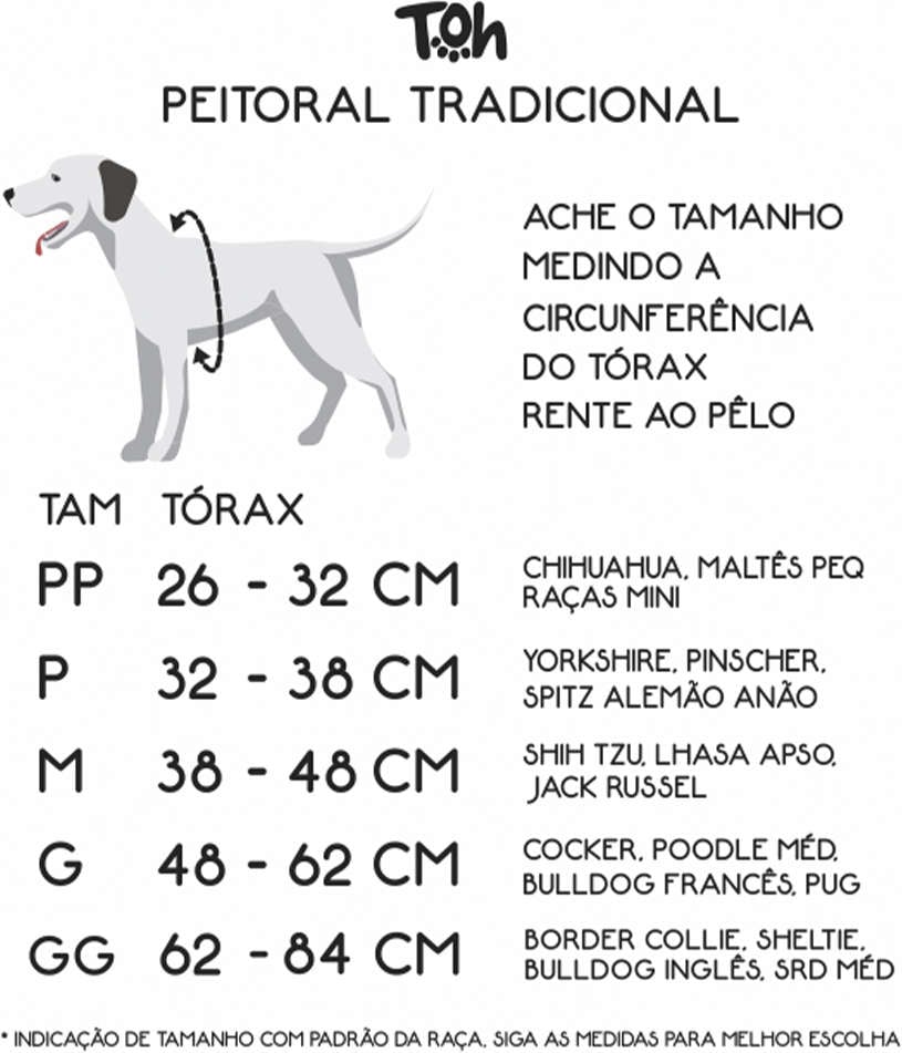 Peitoral e Guia Toh Outdoor Fiji - Tam. G