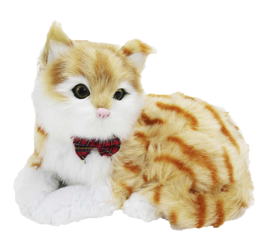 Brinquedo Chalesco para Gatos de Pelúcia Amarelo para Gatos Amarelo - Tam. Único