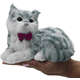 Brinquedo Chalesco Gatinho de Pelúcia para Gatos