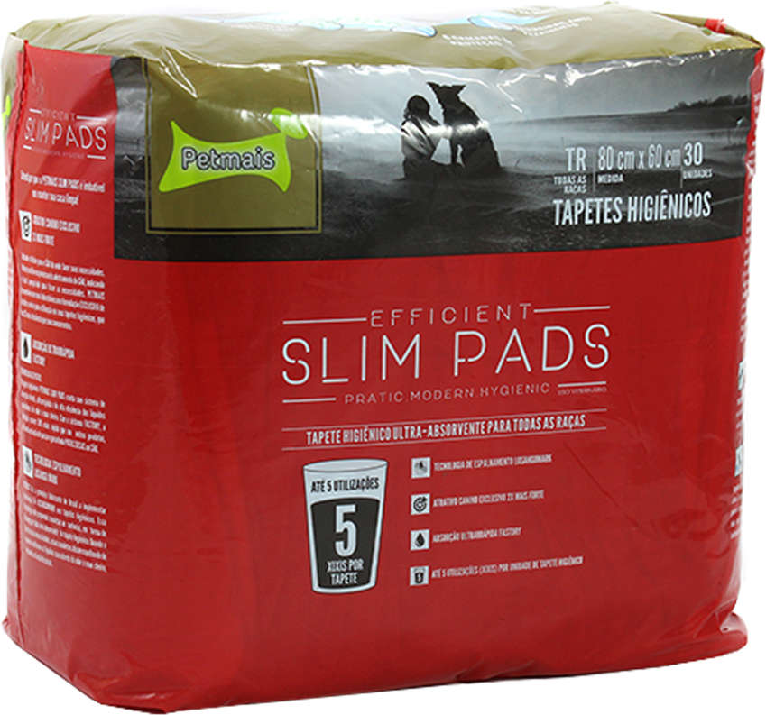 Tapete Higiênico Slim Pads - 30 Unidades