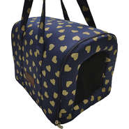 Bolsa de Transporte Fábrica Pet Fechada Love Azul - Azul