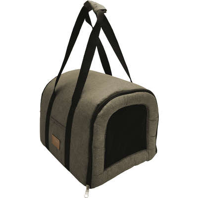 Bolsa de Transporte Fábrica Pet Fechada Top Premium Bege