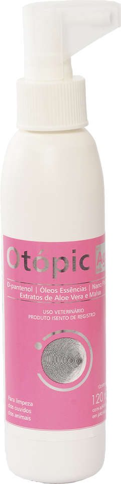 Limpador Auditivo Inovet Otópic Ag para Cães e Gatos - 100 mL