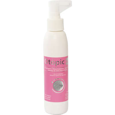 Limpador Auditivo Inovet Otopic Ag para Cães e Gatos - 120 mL