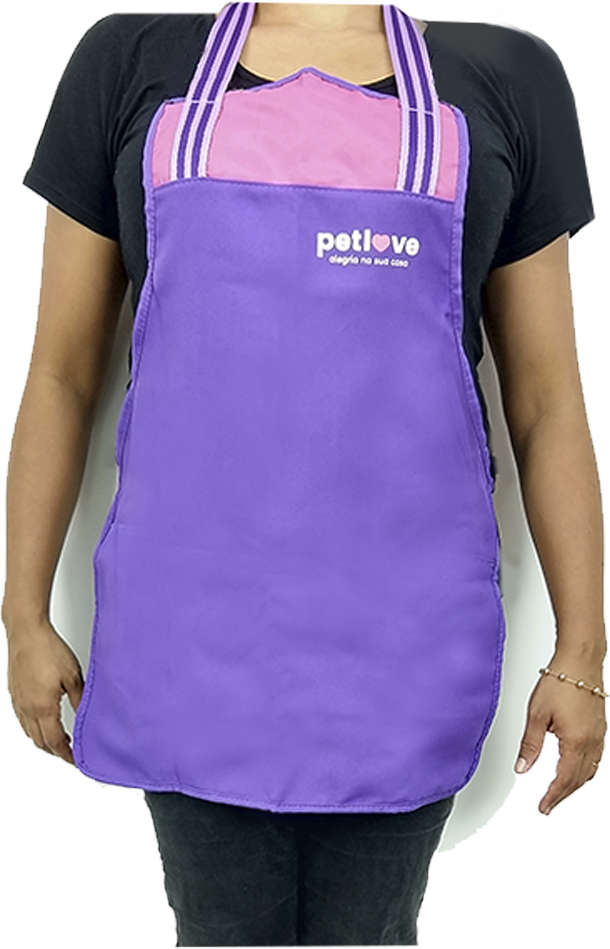 Avental Petlove - Roxo e Rosa