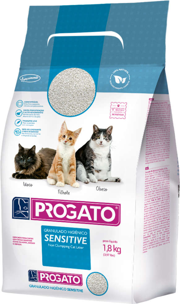 Granulado Higiênico ProGato Sensitive - 1,8Kg