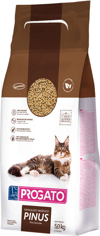 Granulado Higiênico ProGato Pinus - 5Kg