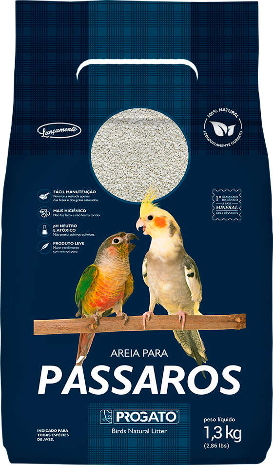 Areia Higiênica ProGato para Pássaros - 1,3Kg