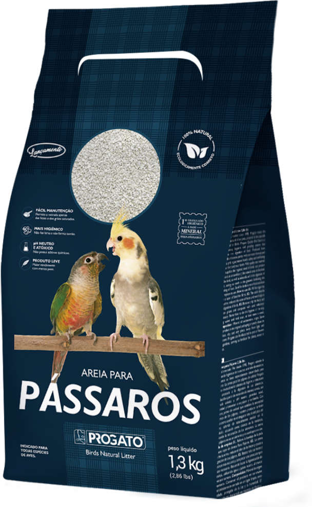 Areia Higiênica ProGato para Pássaros - 1,3Kg