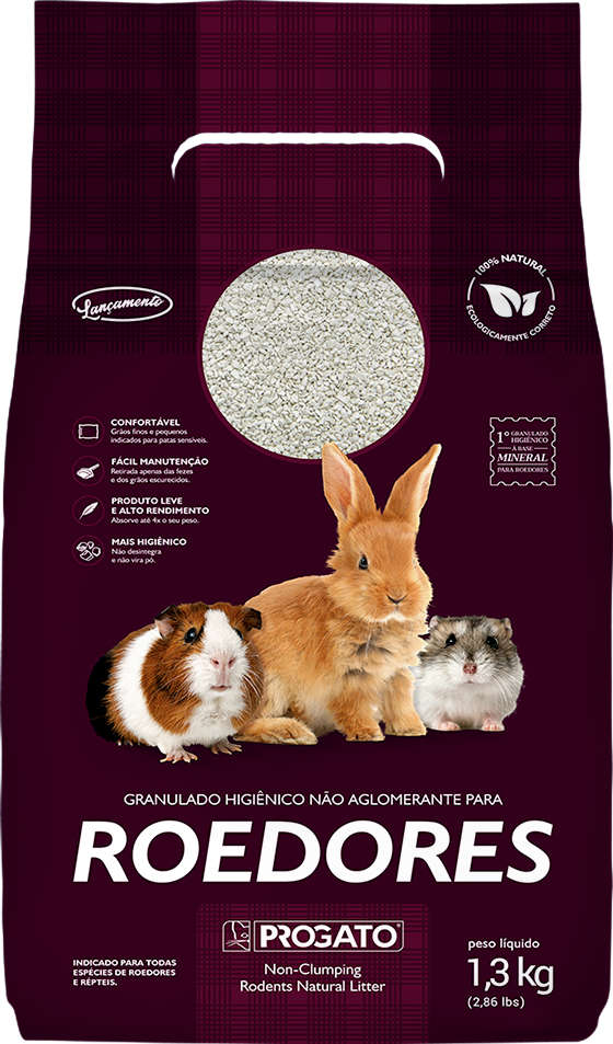 Granulado Higiênico ProGato Roedores - 1,3Kg