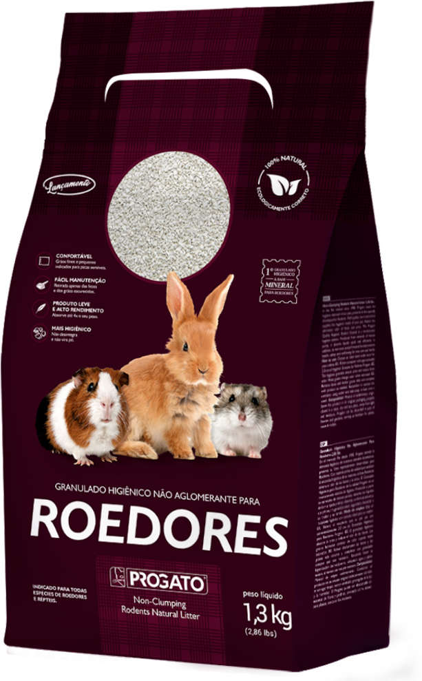 Granulado Higiênico ProGato Roedores - 1,3Kg