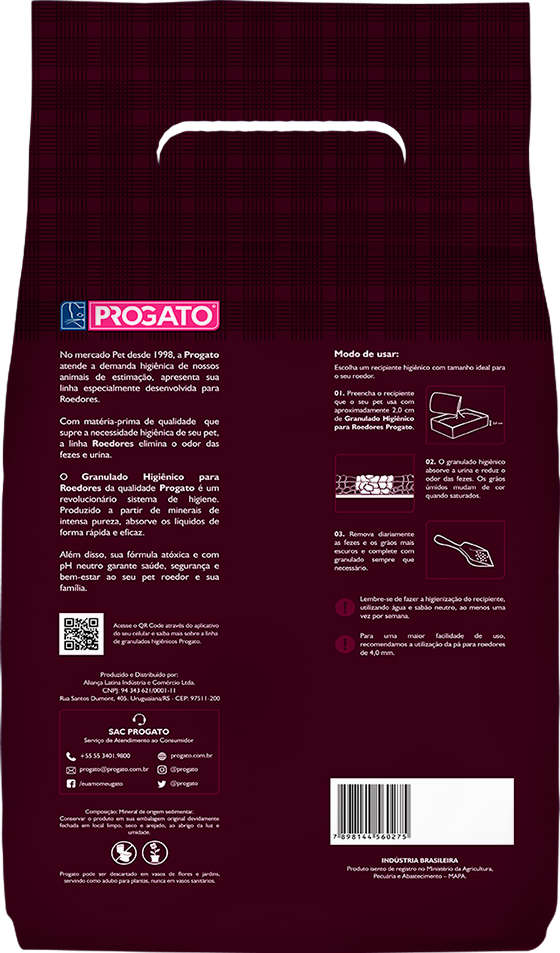 Granulado Higiênico ProGato Roedores - 1,3Kg