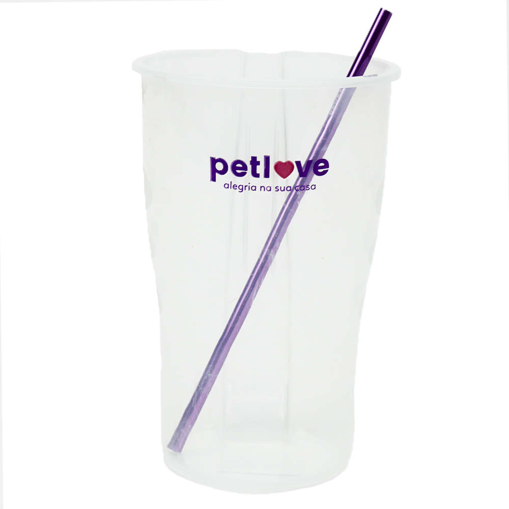 Kit Petlove Canudo Ecológico Escova Ecobag - Kit