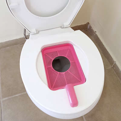 Banheiro Gatoalete para Gatos - Rosa