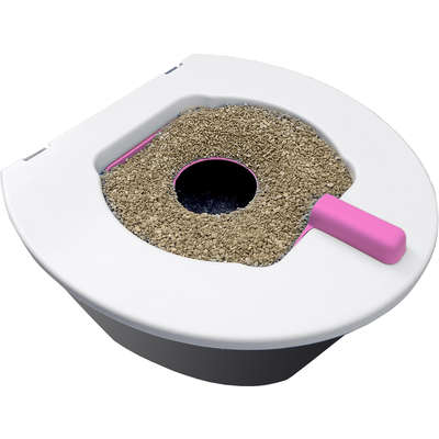 Banheiro Gatoalete para Gatos - Rosa