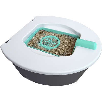 Banheiro Gatoalete para Gatos - Verde