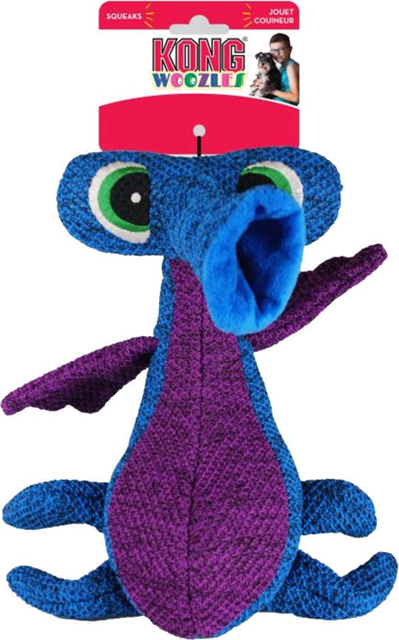 Brinquedo KONG Woozles Blue (RWZ21) para Cães - Tam. M