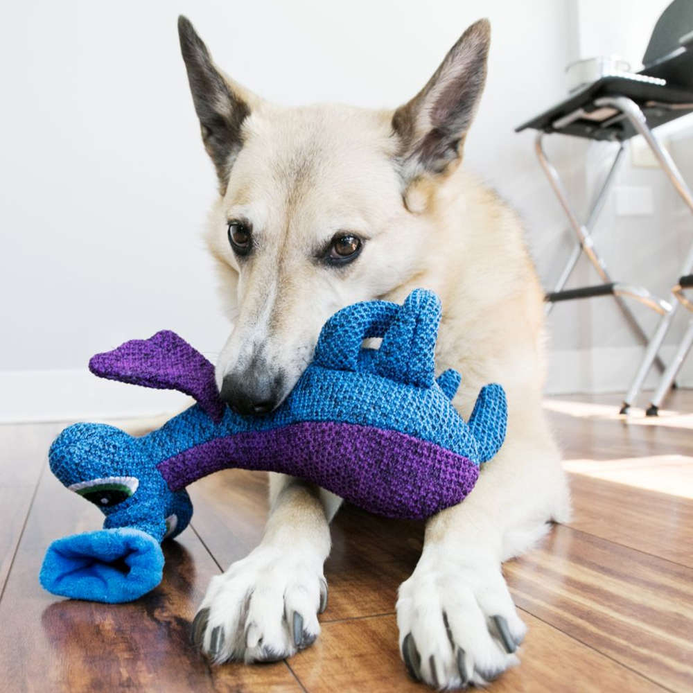 Brinquedo KONG Woozles Blue (RWZ21) para Cães - Tam. M
