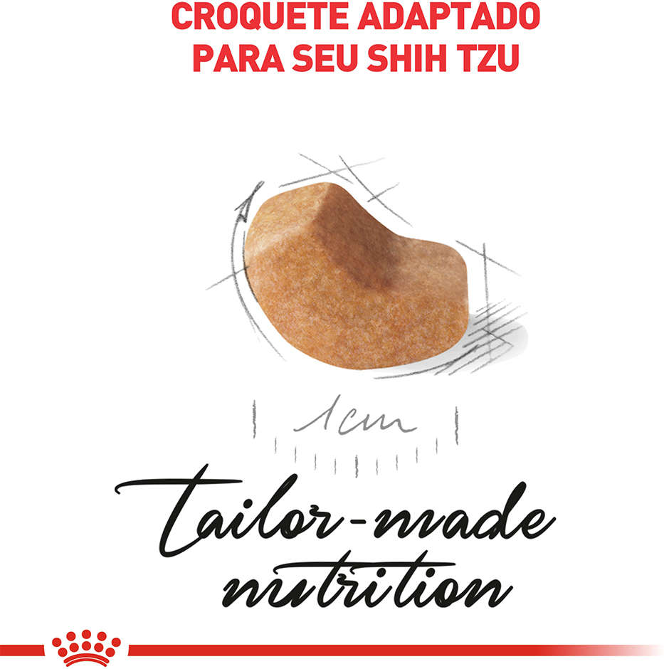 Ração Seca Royal Canin Puppy Shih Tzu para Cães Filhotes - 2,5Kg