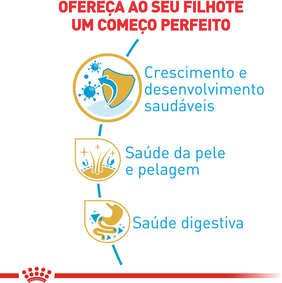 Ração Seca Royal Canin Puppy Shih Tzu para Cães Filhotes - 2,5Kg