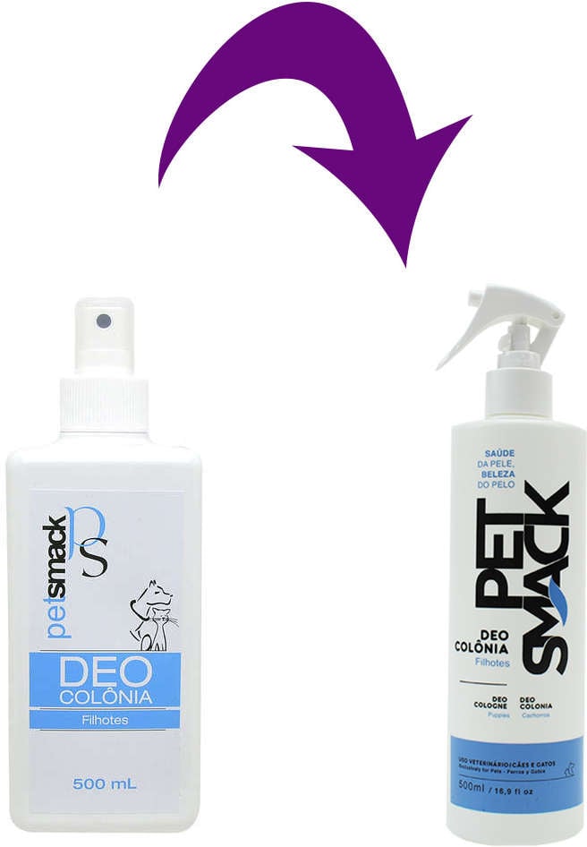 Deo Colônia Centagro Pet Smack para Cães e Gatos Filhotes - 500 mL