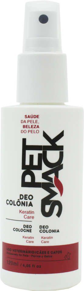 Deo Colônia Keratin Care Melância Centagro Pet Smack para Cães e Gatos - 120 mL