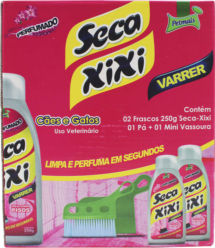 Kit Higiene Petmais Seca Xixi Varrer com Pá e Vassoura - Kit