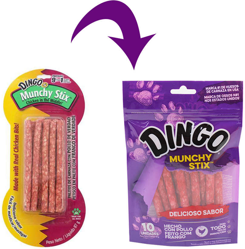 Osso Dingo Munchy Stix - 87 gr