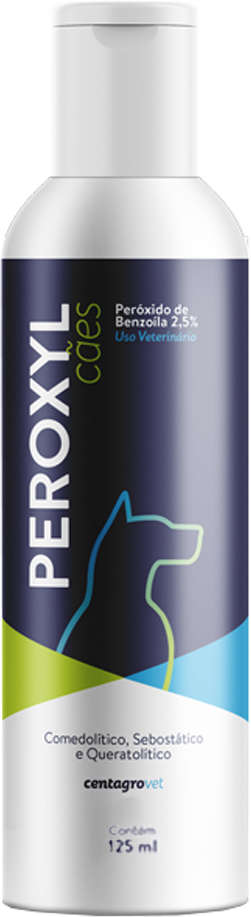 Shampoo Antibacteriano Centagro Vet Peroxyl para Cães -125 mL