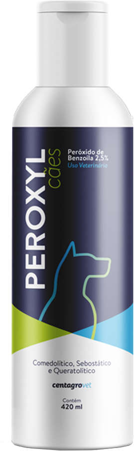 Shampoo Antibacteriano Centagro Vet Peroxyl para Cães - 420 mL