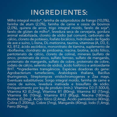 Ração Nestlé Purina Cat Chow Gatos Exigentes Frango Carne e Atum