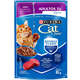 Ração Úmida Nestlé Purina Cat Chow Sachê Adultos 7+ Carne ao Molho